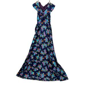 Vintage Melodie Frocks co.  Halter Floral Maxi Dress